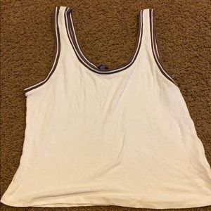White crop top